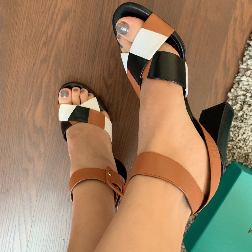 Derek Lam strappy block heels